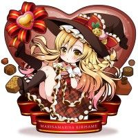 #Dessin coeur chocolat marisamarisa kirisame par korokoroudon #Manga