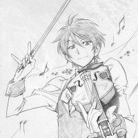 #Dessin violon par xi_tsune #Musique #Manga