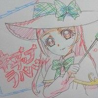 #Dessin magical girl au #CrayonDeCouleur par egokorokoro #Manga