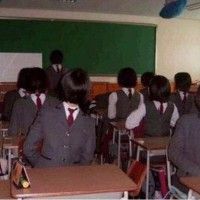 quelle tête fera le prof ?  #PoissonDAvril à l'#école en #Corée #Insolite