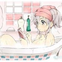 #Dessin fille bain par RYUKNIGHT #Manga
