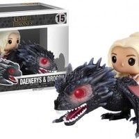 Figurine POP #GameOfThrones #DaenerysTargaryen chevauchant Drogon trop mignon ! #Goodie #SérieTv