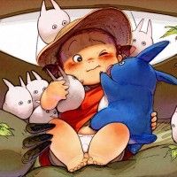 #Totoro Mei dessin de おしょー #MonVoisinTotoro