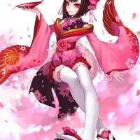 kitsune en #Kimono #Dessin zengxianxin