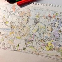 #Pokemon dessin Kanon Wakeshima #CrayonDeCouleur