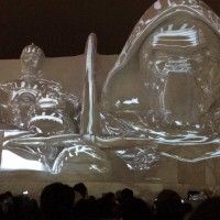Festival Neige Sculpture glace Sapporo Star Wars #KyloRen