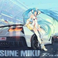 #Vocaloid #MikuHatsune racing #Dessin ddal_kr #HatsuneMiku