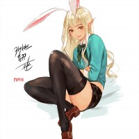 #Bunny Girl #Elfe #Dessin takssmask #Manga
