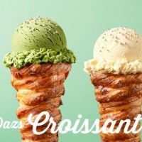 Original ce cône croissant pour glace #MaisonKayser x #Häagendazs au #Japon