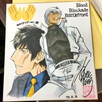 #KekkaiSensen Blood Blockade Battlefront #Dessin sur #Shikishi #Manga #DessinSurShikishi #Anime