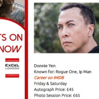#DonnieYen l'acteur de #IpMan, Chirrut Îmwe dans #RogueOne A star wars Story était invité à MCM London #ComicCon 2017 #Cinéma #Salon #P... [lire la suite]