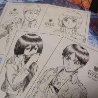 cartes #LAttaqueDesTitans #HajimeIsayama #ShingekiNoKyojin #Anime