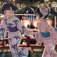 #Fille #Kimono #Yukata #Matsuri #Japon #Dessin taka #Vêtement #Manga