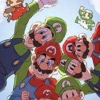 frères Bros #Mario #Luigi #Dessin ARYOKOSUN
