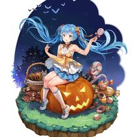 #Halloween #HatsuneMiku #Vocaloid #Citrouille #Dessin mwwhxl #Manga