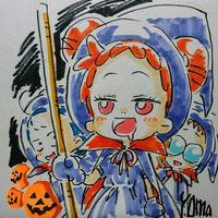 Halloween #Dorémi #Dessin #CharaDesigner #YoshihikoUmakoshi #Sorcière #CharacterDesigner #Anime #Manga #Animation