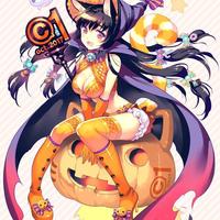 #Halloween #Sorcière #Citrouille #Dessin #Erimo #Manga