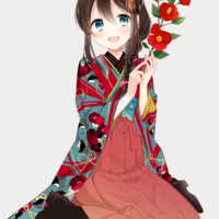 #Fille #Kimono #Dessin naoto_moni #Manga