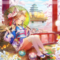 #Fille #Kimono #Ombrelle #Kawaii temari #Japon #Dessin bota_mong #Manga