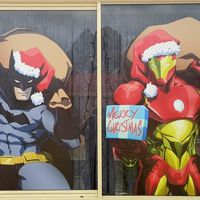 #Batman #Ironman père #Noël #Dessin thechamba #DcComics