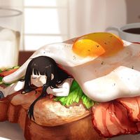 réveil matinal petit déjeuner #Dessin CocoRabbt #Manga