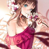 #fille #fleur #Dessin ancotaku #Manga