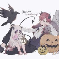 #Dessin #Manga #Halloween - Artiste : ジジ - Twitter : @jiji_0309