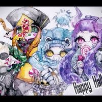 #Dessin #Splatoon #Halloween - Artiste : ぴぴちゃんマン - Twitter : @p_cnmn #Fête #Manga #JeuxVideo #Nintendo