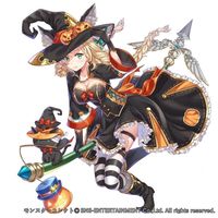 #Dessin #Halloween #Fille #Sorcière #RPG #MonsterCollect - Artiste : はくだ　とふ - Twitter : @hakudatofu #Manga