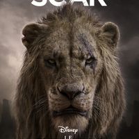 Affiche du film live Le Roi Lion Disney Scar