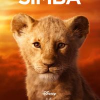 Affiche du film live Le Roi Lion Disney Simba jeune