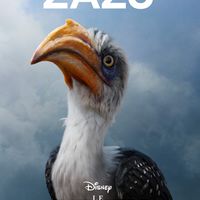 Affiche du film live Le Roi Lion Disney Zazu