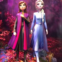 La Reine Des Neiges 2 les princesses disney Anna et Elsa