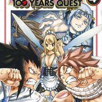 Couverture du tome 4 du manga Fairy Tail 100 Years Quest de Hiro Mashima et Atsuo Ueda. Sortie au Japon le 8 novembre 2019.