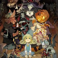 Dessin Halloween de Demizu Posuka mangaka The Promised Neverland
