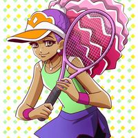 La joueuse de tennis Naomi Osaka en manga dans Unrivaled Naomi Tenka Ichi (Naomi sans égale) dessinée par Futago Kamikita