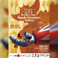 Affiche de Denis Bajram dessinateur de Goldorak pour le 26e rendez-vous de la BD d’Amiens