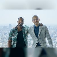 Michael B. Jordan acteur Creed 3 et Yusuke Murata mangaka One Punch Man au Japon
