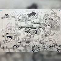 Hommage à Akira Toriyama de Tatsu Yukinobu mangaka Dandadan