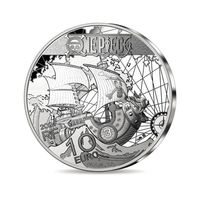 One Piece 25ème anniversaire Monnaie de Paris 10 euros Argent à 90 euros revers Thousand Sunny