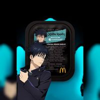 Jujutsu Kaisen x McDonald's sauce ail noir Megumi Fushiguro