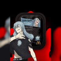 Jujutsu Kaisen x McDonald's sauce ail noir Mahito