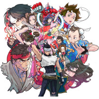 SNK CAPCOM FIGHTING COLLECTION 2 Official illustration par Kinu Nishimura