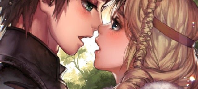 dragons-2-baiser-entre-astrid-et-harold-dessins-etape-etape-kawacy