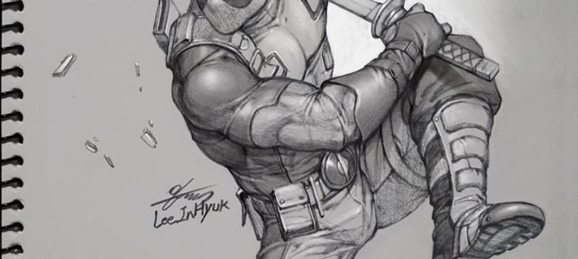 dessiner-comics-deadpool-wolverine-venom-et-hellboy-inhyuk-lee