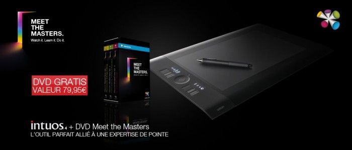 Wacom: pack Intuos4 + DVD Meet the Masters