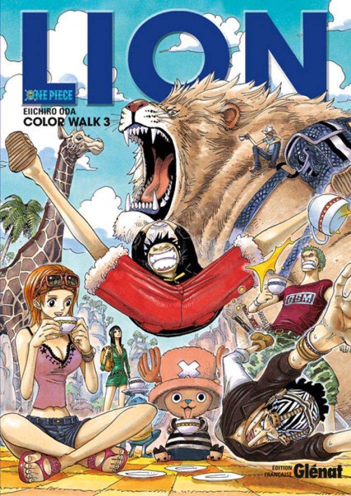 Revue Artbook One Piece Color Walk tome 3 Lion - Eiichiro Oda