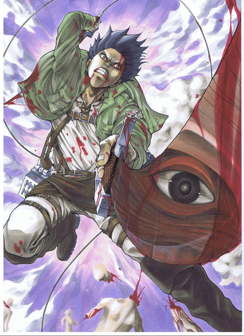 L attaque Des Titans T01 Hajime Isayama Sketches de Hajime ISAYAMA - L'Attaque des Titans