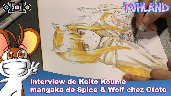 Entretien avec Keito Koume - Mangaka de Spice and Wolf chez Ototo