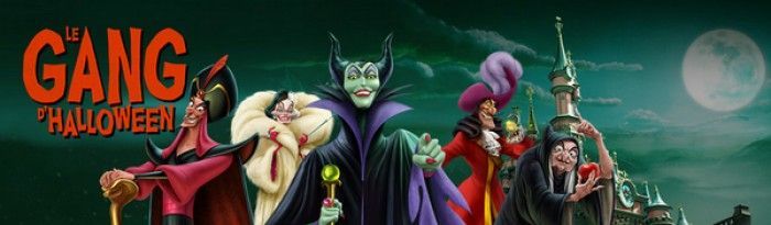 Le Gang des Méchants avec Maléfique à  Disneyland